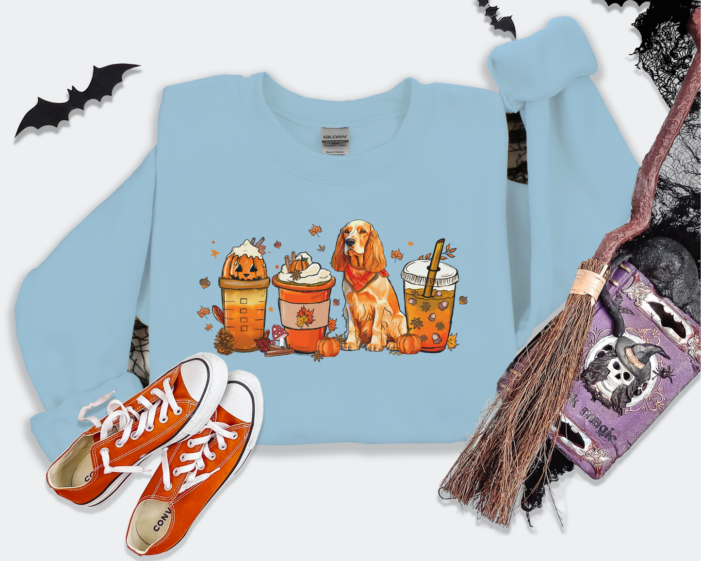 Halloween Herfst Cocker Spaniel Sweater