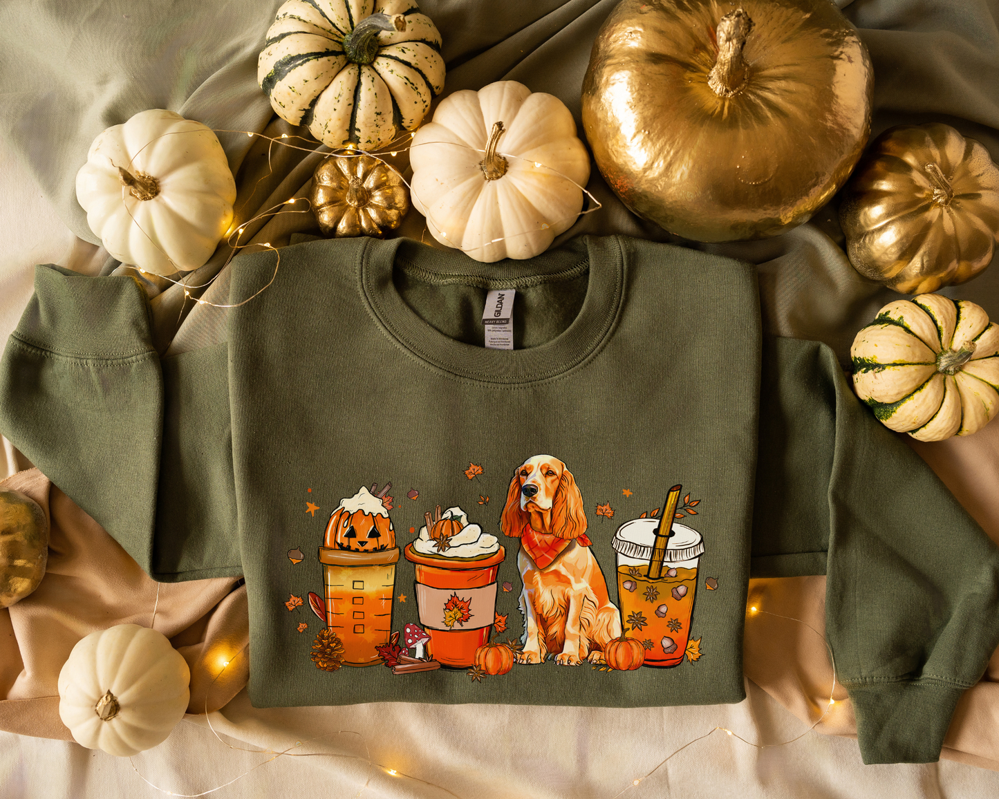 Halloween Herfst Cocker Spaniel Sweater