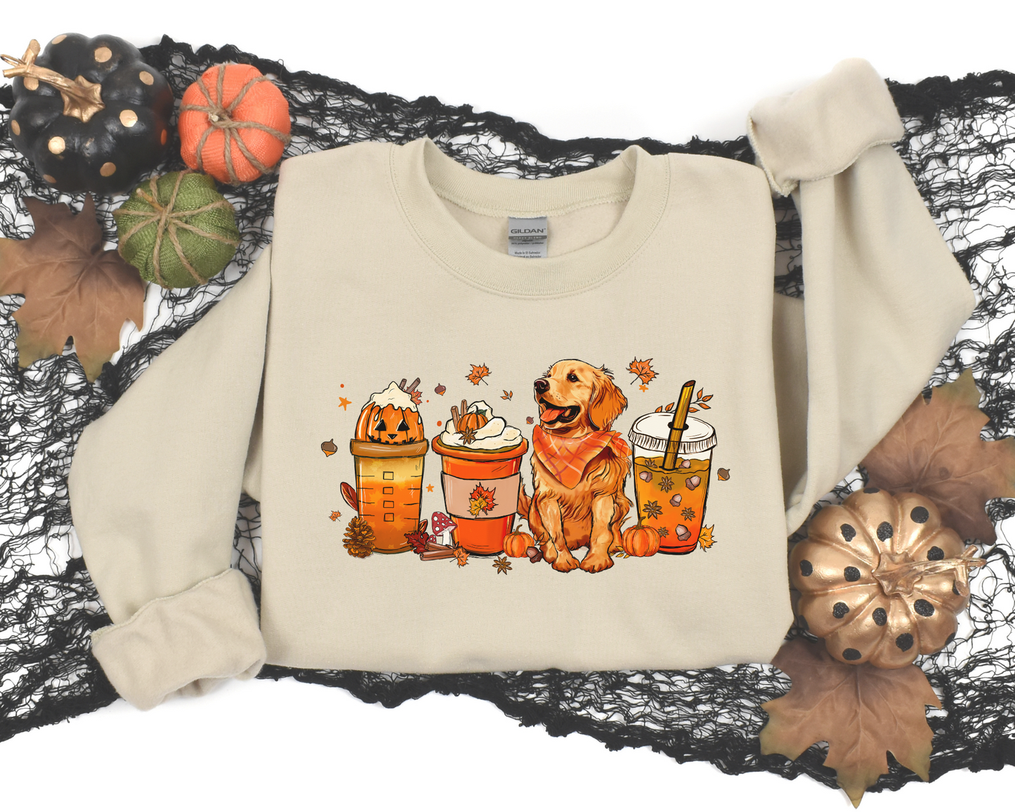 Halloween Herfst Golden Retriever Sweater