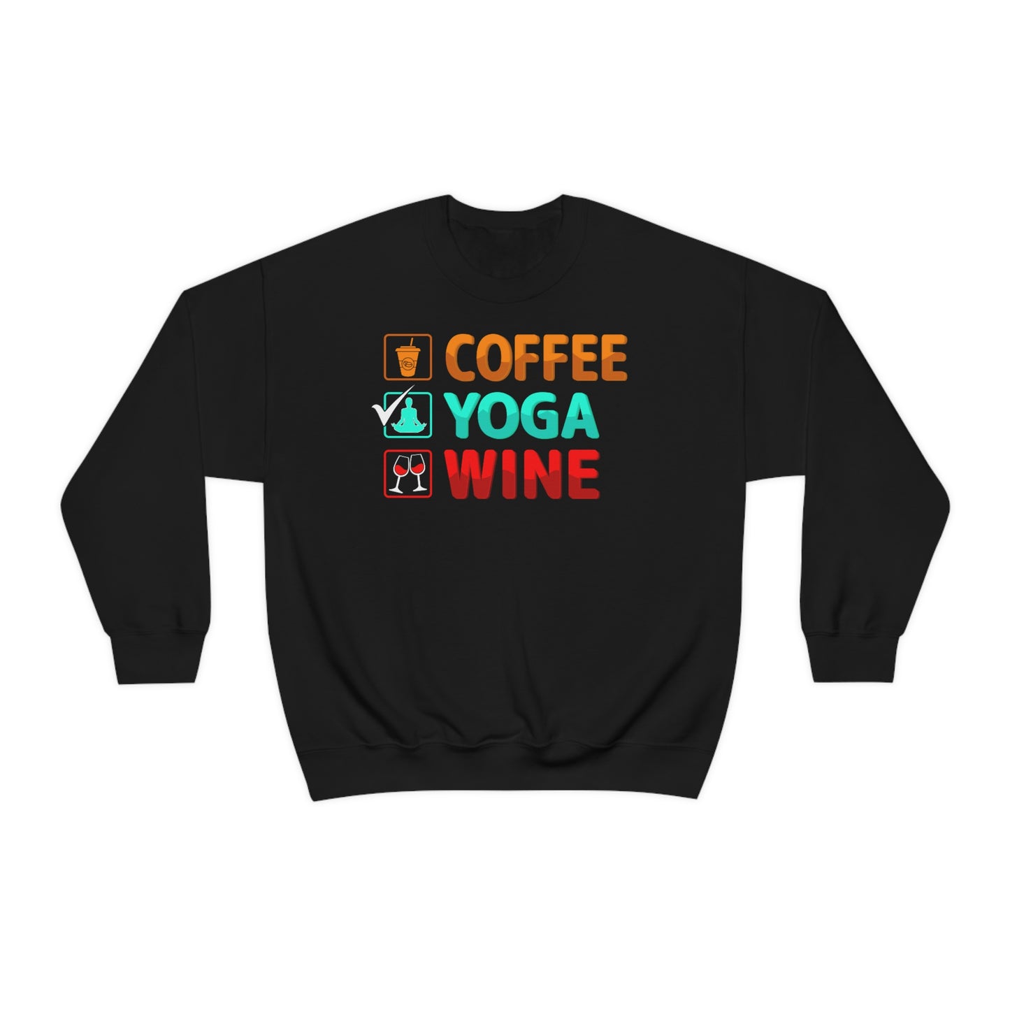 COFFEE YOGA WINE Sweater