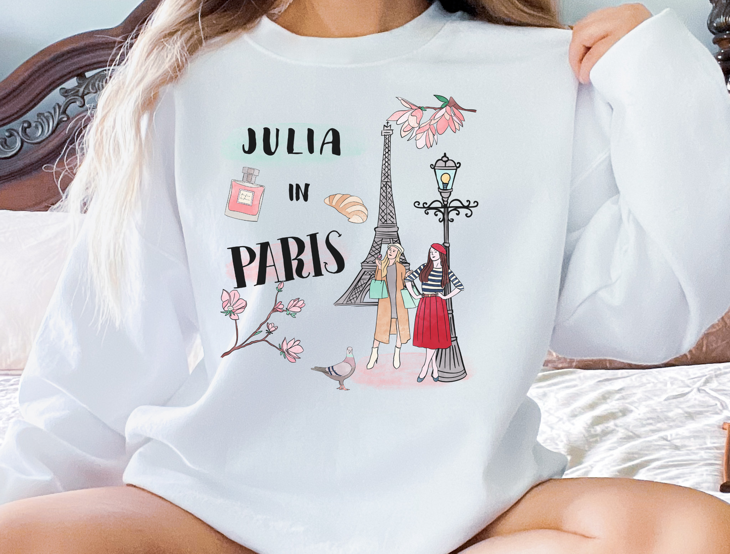 JOUW NAAM IN PARIS Sweater
