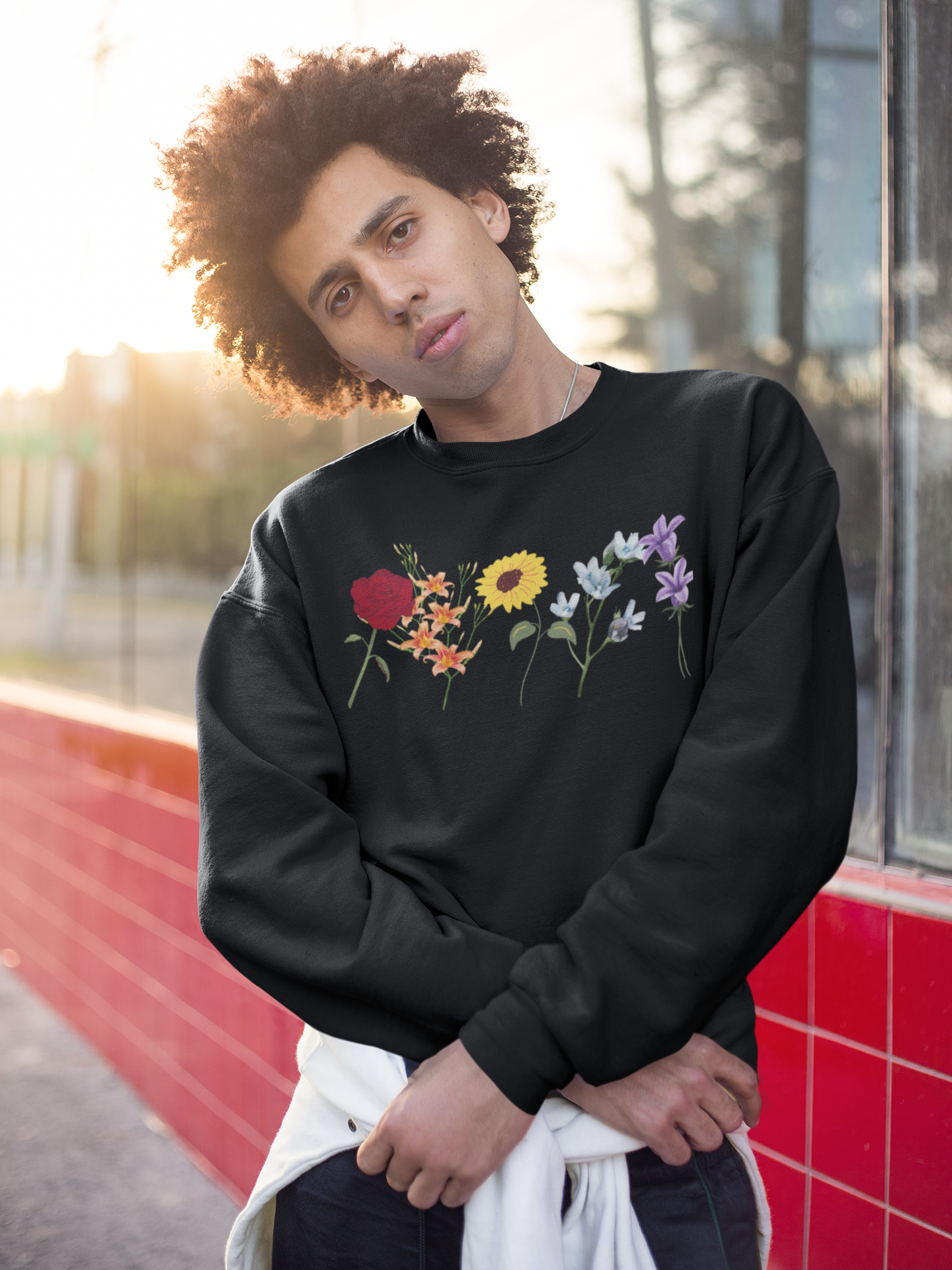 FLOWER POWER RAINBOW PRIDE Sweater