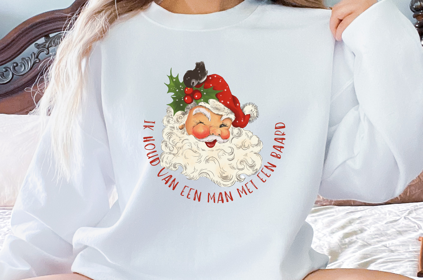 IK HOUD VAN EEN MAN MET EEN BAARD Sweater
