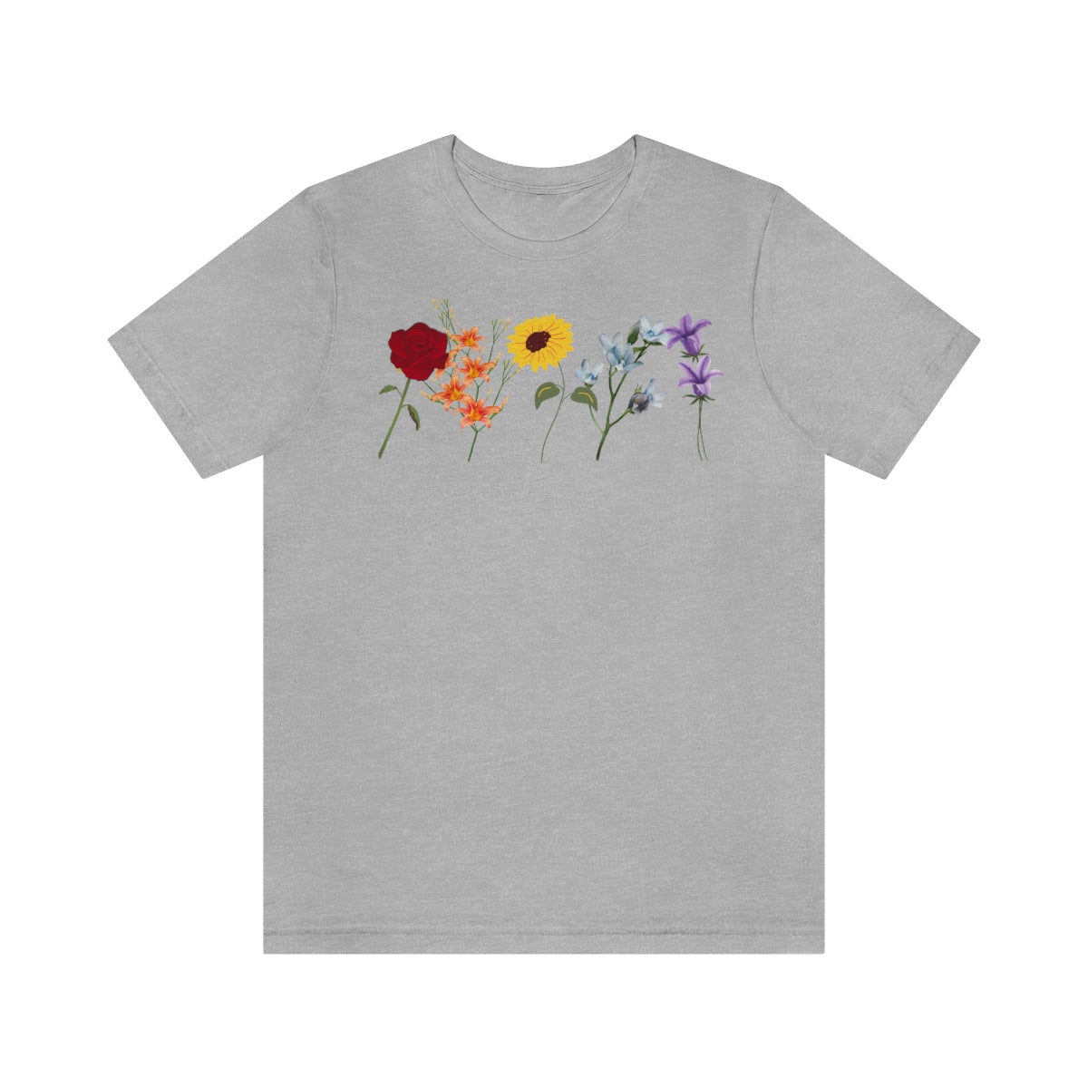 FLOWER POWER RAINBOW PRIDE - t-shirt
