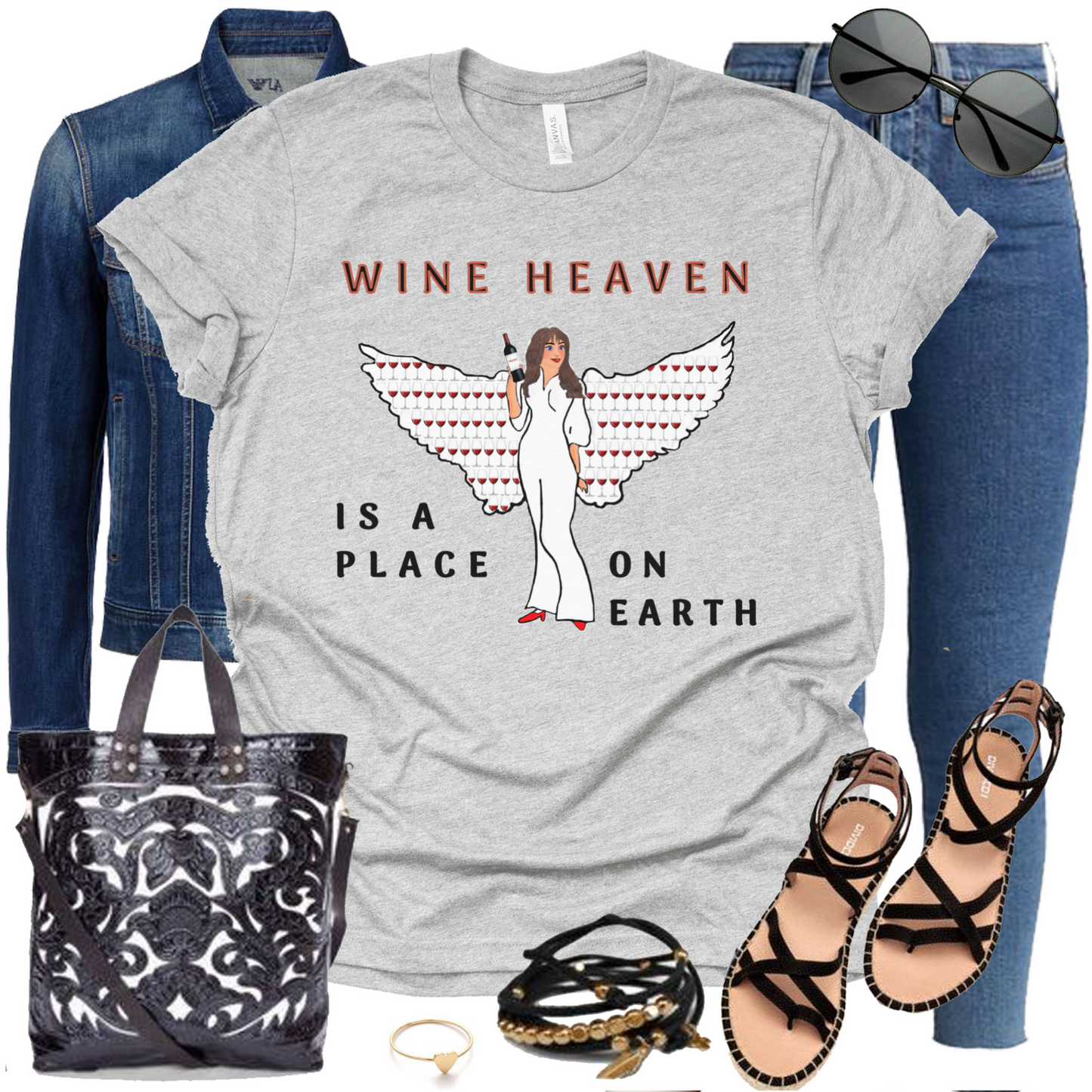 WINE HEAVEN T-shirt