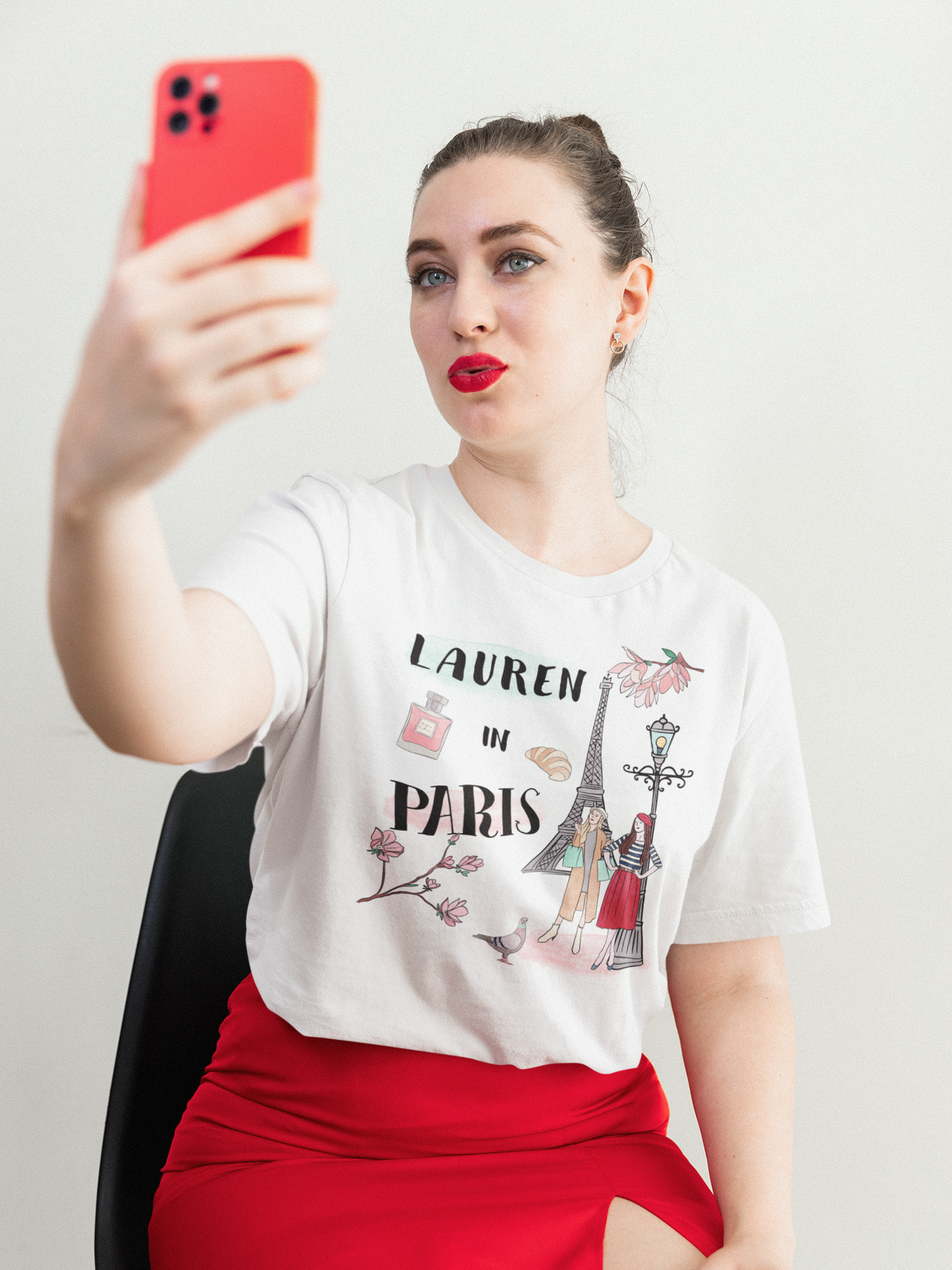 JOUW NAAM IN PARIS T-shirt