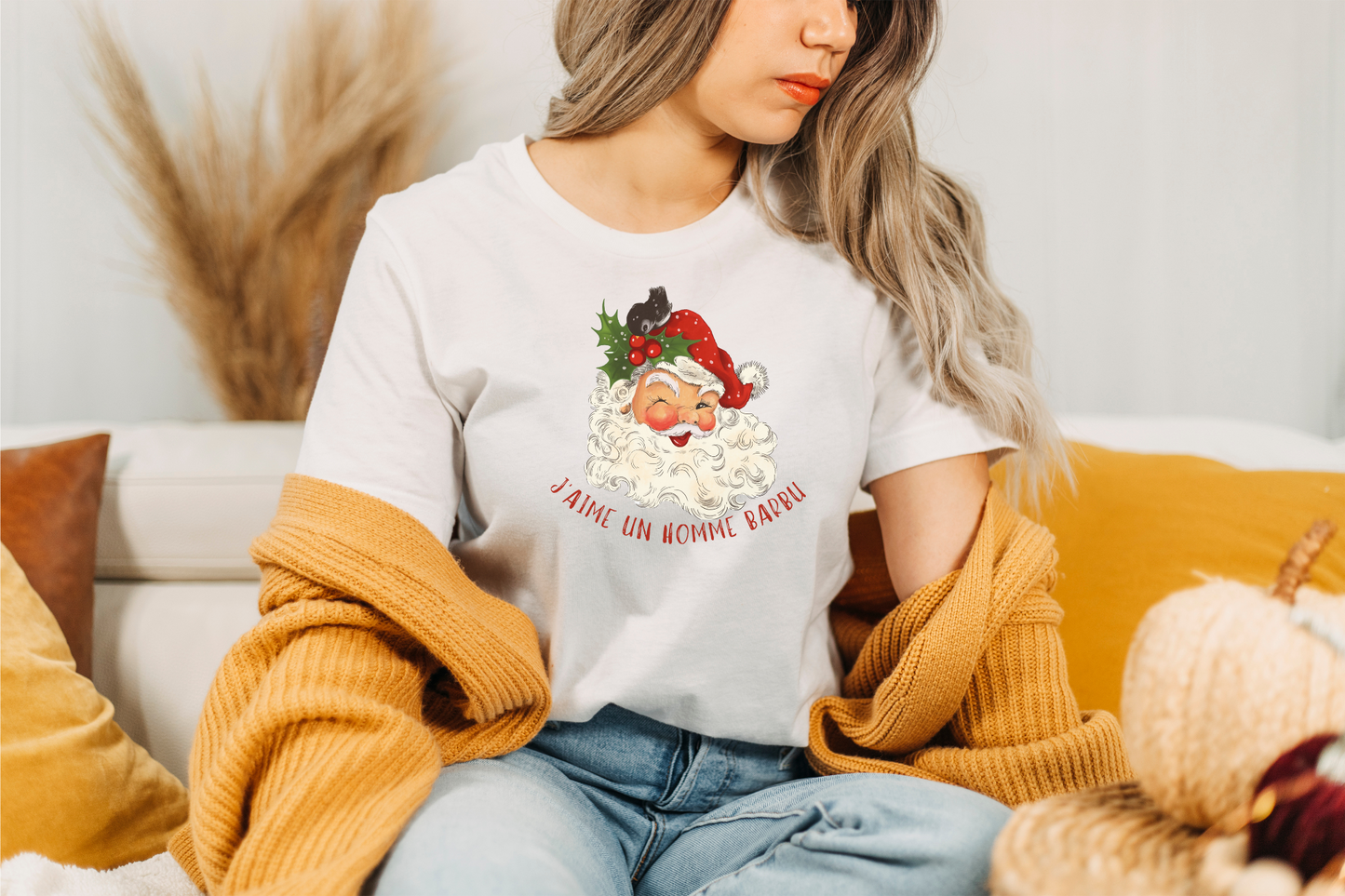J'AIME UN HOMME BARBU KERST - T-shirt