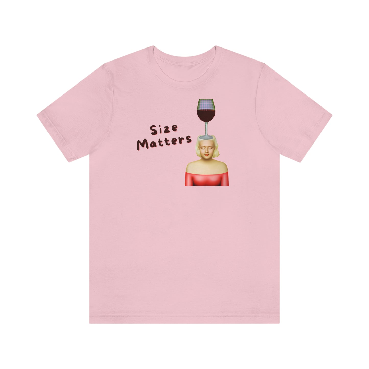 SIZE MATTERS WINE T-shirt