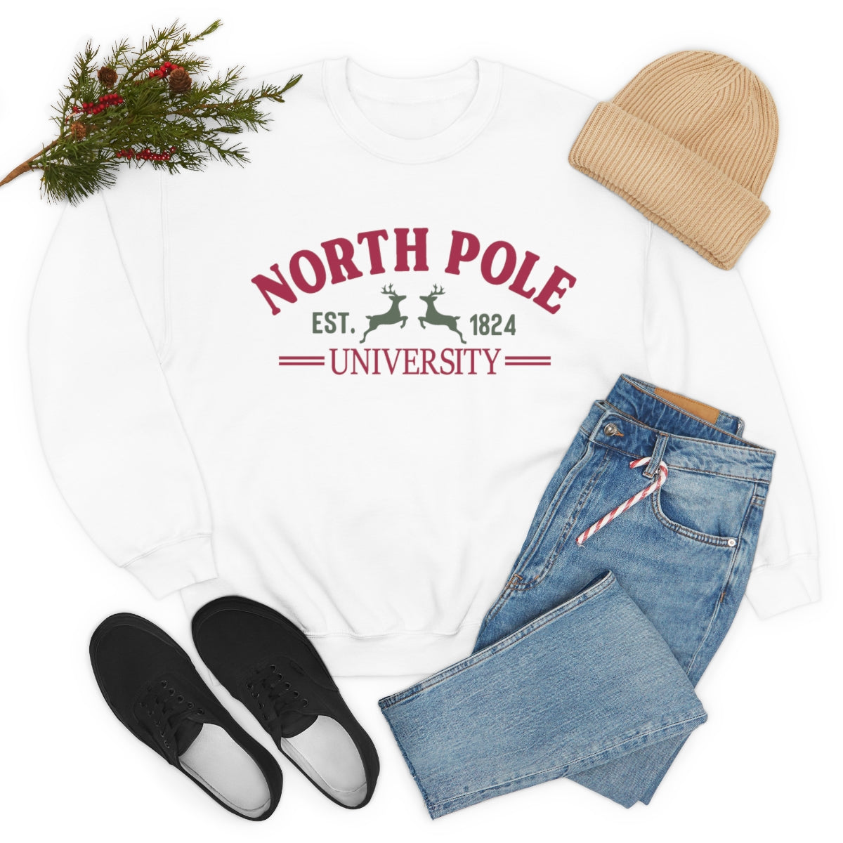 KERST SWEATER NORTH POLE UNIVERSITY