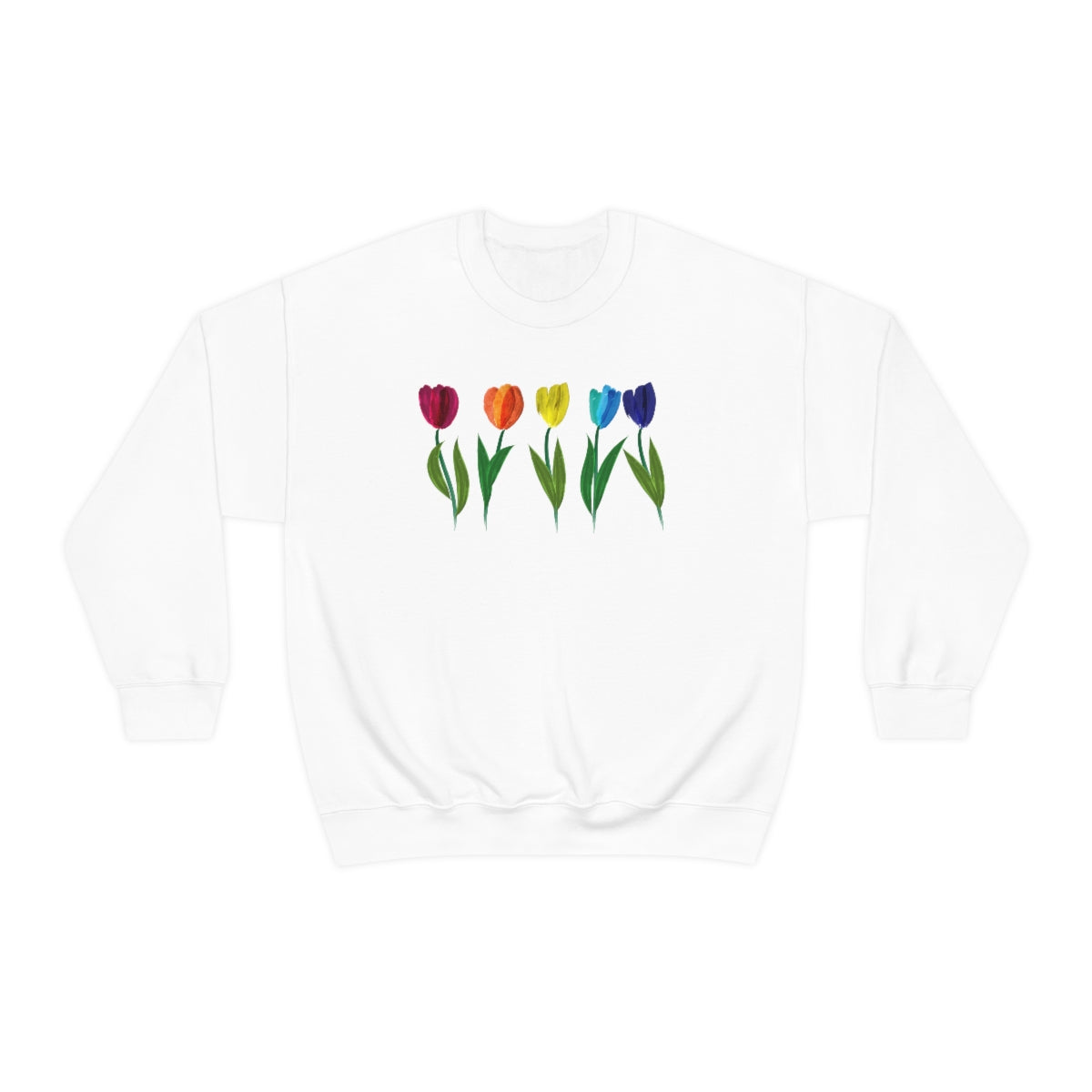 LGBT PRIDE RAINBOW DUTCH TULIPS Sweater