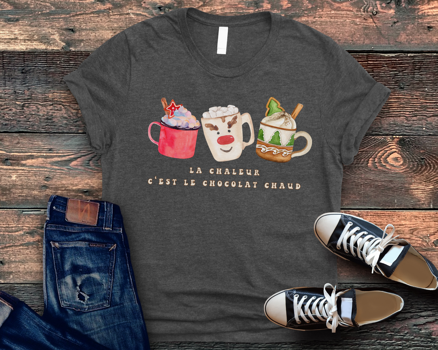 LA CHALEUR C'EST LE CHOCOLAT CHAUD T-shirt