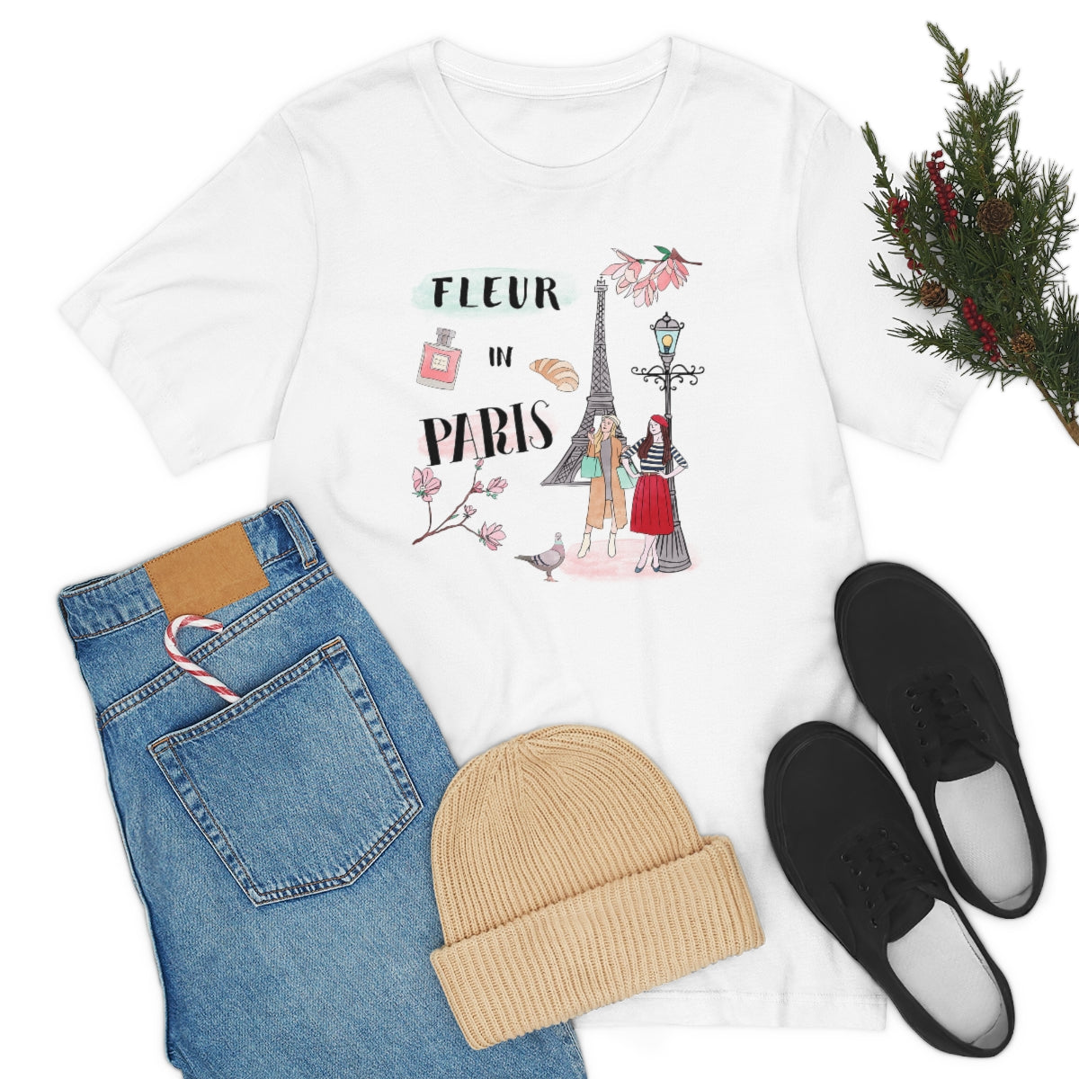 JOUW NAAM IN PARIS T-shirt