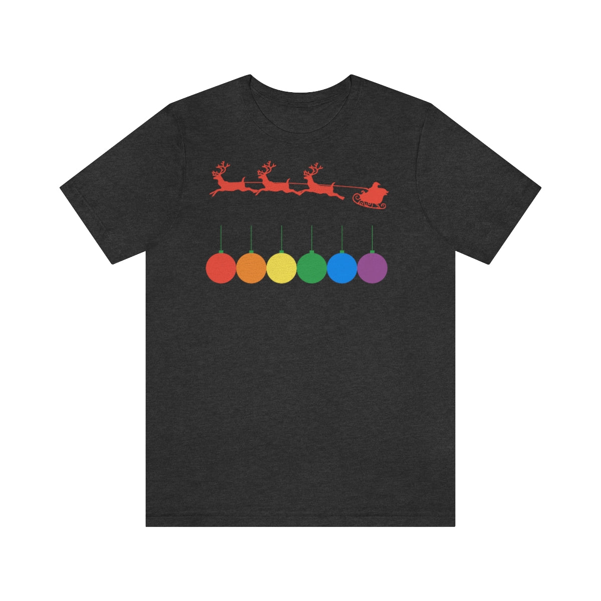 KERST PRIDE RAINBOW CHRISTMAS BAUBLES T-shirt