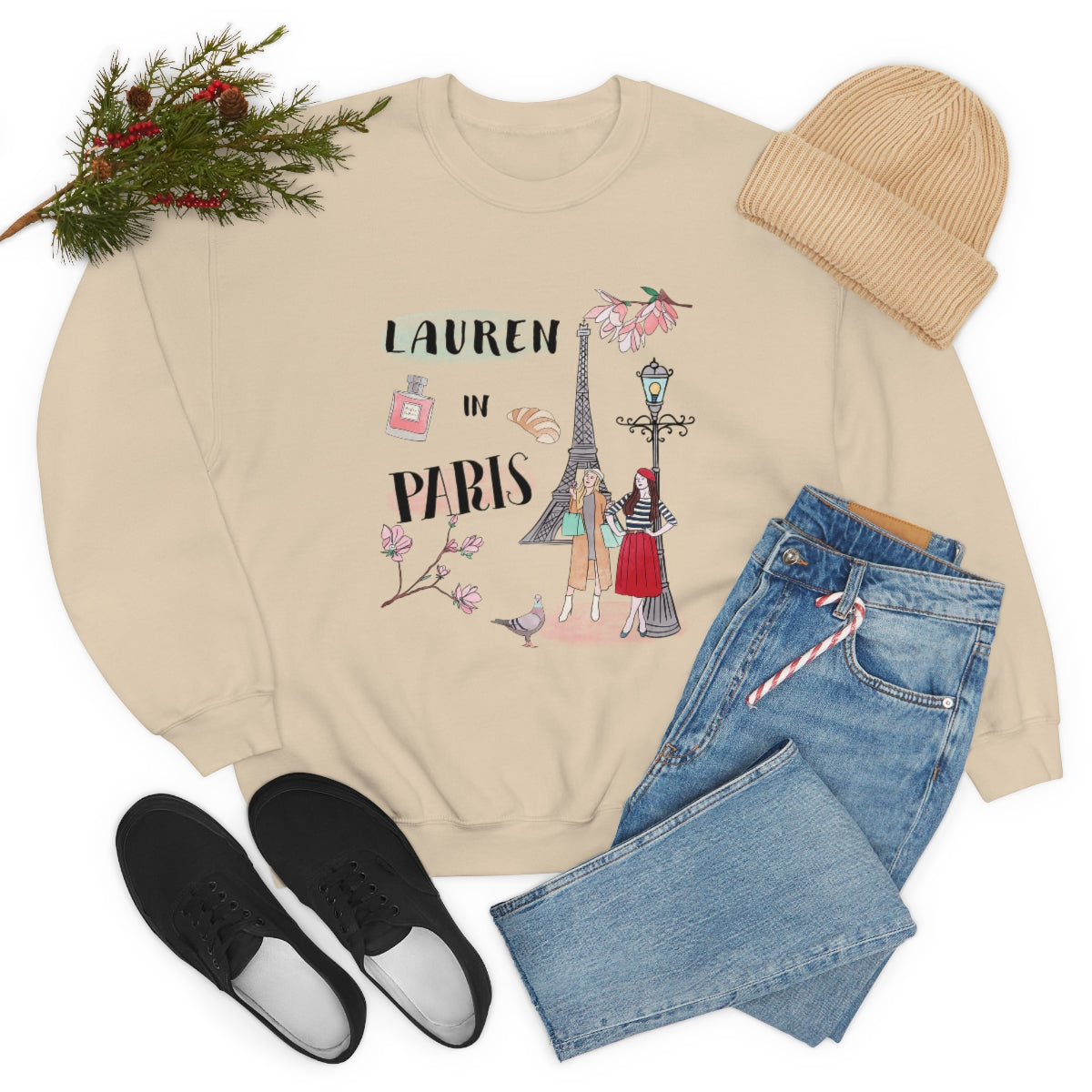 JOUW NAAM IN PARIS Sweater