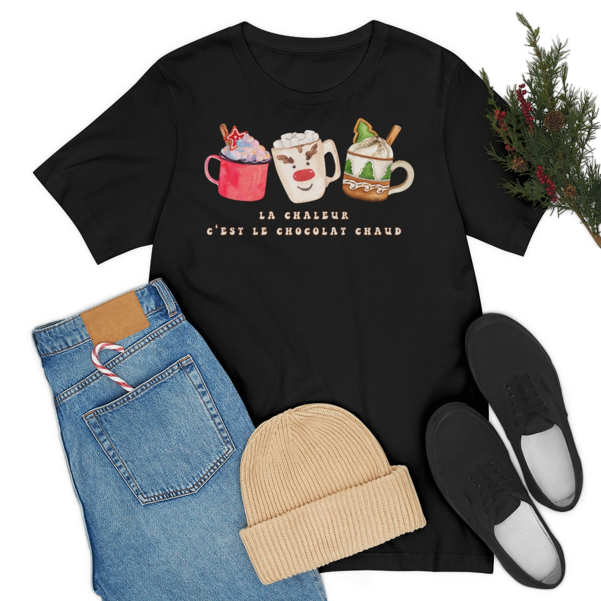 LA CHALEUR C'EST LE CHOCOLAT CHAUD T-shirt