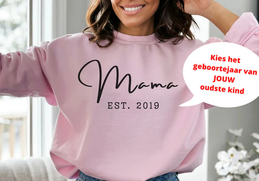 Mama Est. Sweater: hét Moederdag cadeau dat wél persoonlijk voelt 💐
