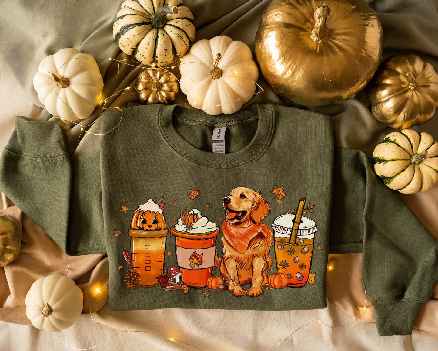 Halloween Herfst Golden Retriever Sweater