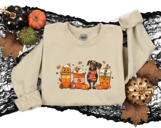 Halloween Herfst Teckel Sweater