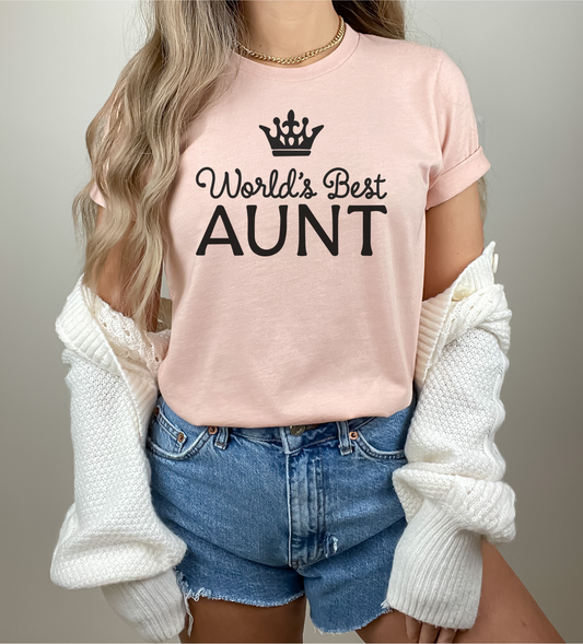 WORLDS BEST AUNT T-shirt
