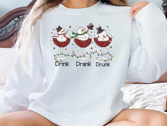 DRINK DRANK DRUNK Sweatshirt