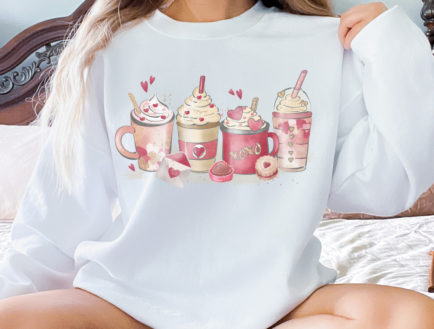 COFFEE LOVE VALENTINE Sweater