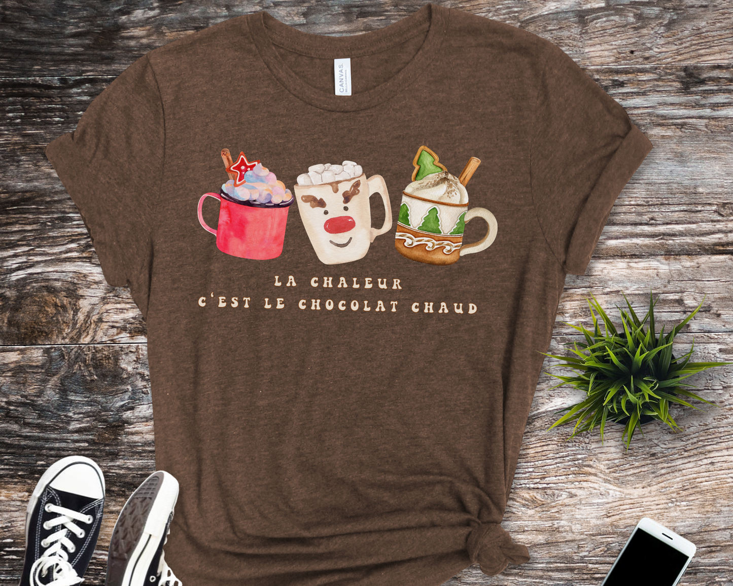 LA CHALEUR C'EST LE CHOCOLAT CHAUD T-shirt